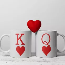 Páros_bögre_Poker_King_és_Queen_