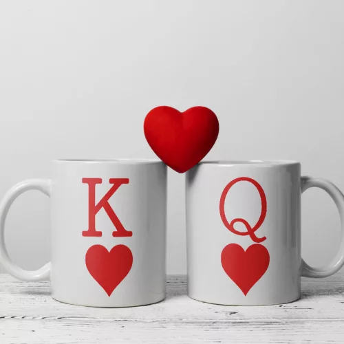 Páros_bögre_Poker_King_és_Queen_