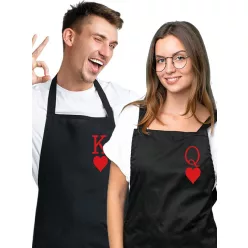 Páros_kötény_Poker_King_és_Queen_