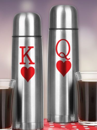 Páros_termosz_Poker_King_és_Queen_