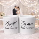 Bögre házassági évfordulóra - Esküvői dátummal