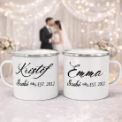 Bögre házassági évfordulóra - Esküvői dátummal