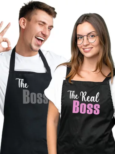 Humoros_páros_kötény_The_real_boss_