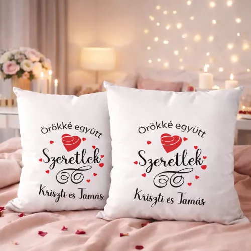Páros párna szerelmeseknek - Örökké együtt