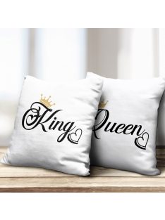 King és Queen páros párna_Páros ajándék 