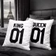 King 01 és Queen 01 páros párna