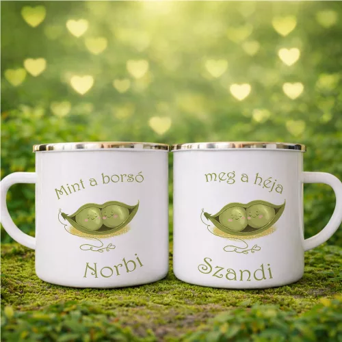 Páros bögre szerelmeseknek - Mint a borsó meg a héja