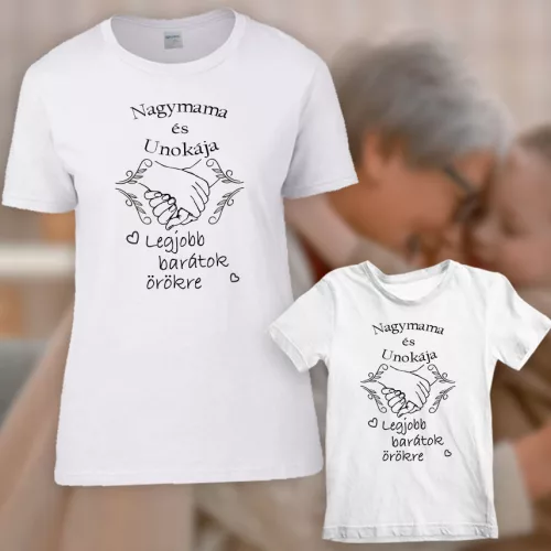 Páros_pólók_Nagymama_és_unokája_barátok_