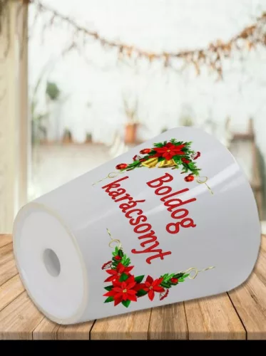 Karácsonyi_ajándék_Boldog_karácsonyt_virágcserép_
