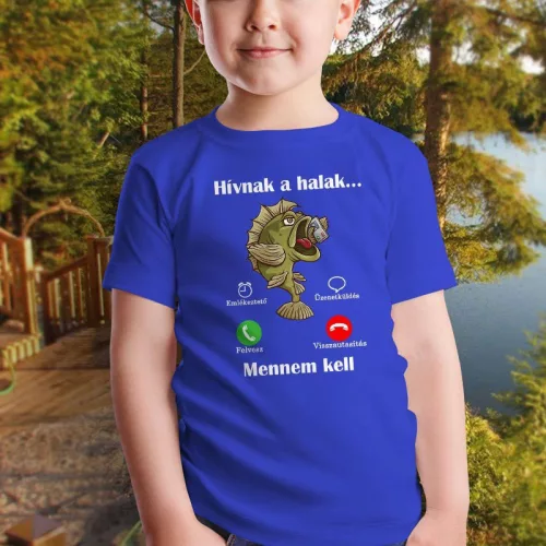 Póló_gyerek_horgásznak_Hívnak_a_halak_