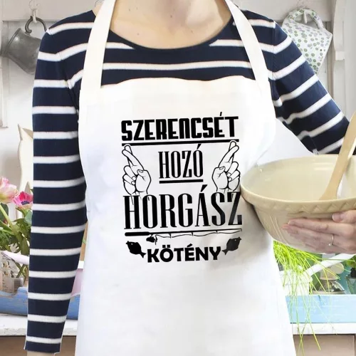 Pecás_ajándék_Szerencsét_hozó_horgász_kötény