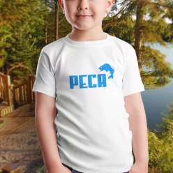 Póló_horgásznak_Peca_feliratos_gyerek_póló_