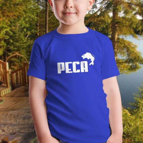 Póló_horgásznak_Peca_feliratos_gyerek_póló_
