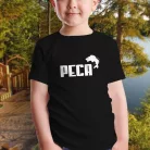 Póló_horgásznak_Peca_feliratos_gyerek_póló_