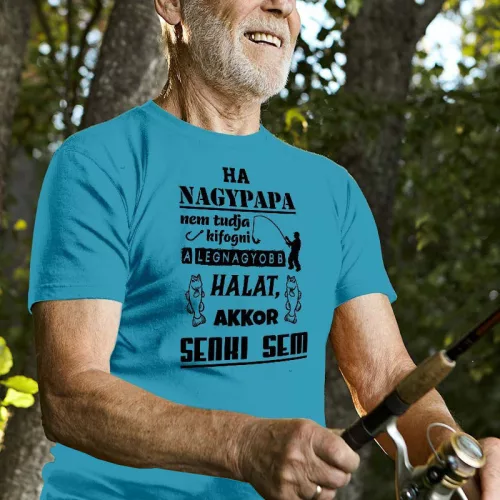 Ajándék_horgász_nagypapának_Ha_nagypapa_nem_tudja_póló_
