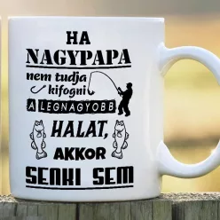 Bögre_horgász_nagypapának_Ajándék_nagyszülőnek_