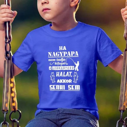 Ajándék_horgász_unokának_Ha_nagypapa_nem_tudja_gyerek_póló_