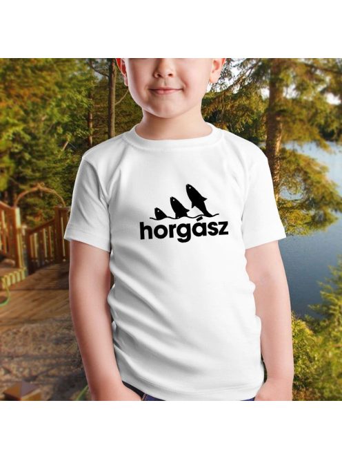 Pecás gyerek póló_Horgász adidas