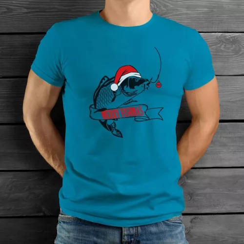 Karácsonyi_póló_horgászoknak_Merry_fishmas_
