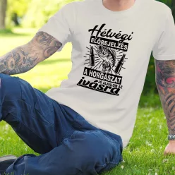 Tréfás_horgász_póló_Horgászat_jó_alkalom_az_ivásra_