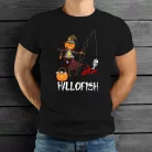 Halloweeni_Ajándék_Hallofish_horgász_póló_