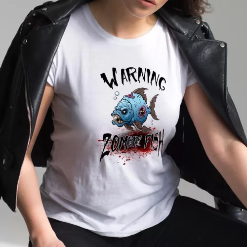 Halloweeni_meglepetés_Zombiefish_női_póló_