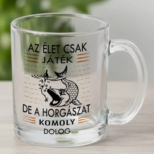Pecás_bögre_A_horgászat_komoly_dolog_