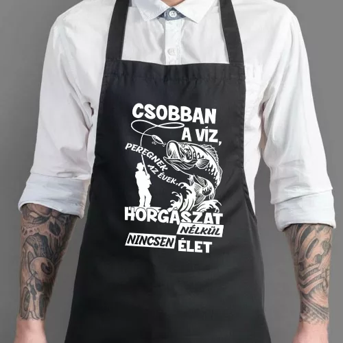 Meglepetés_pecásoknak_Horgászat_nélkül_nincsen_élet_kötény_