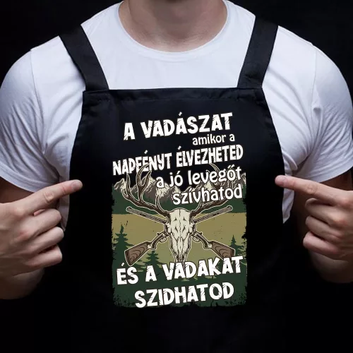 Vicces_vadász_kötény_Vadakat_szidhatod_