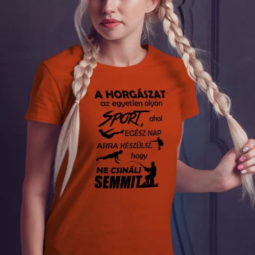 Ajándék_pecásnak_Sporthorgász_női_póló_