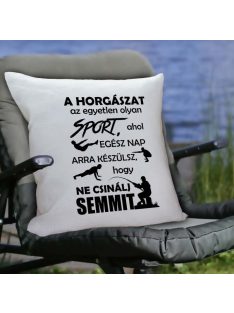 Ajándék pecásnak_Sporthorgász párna_