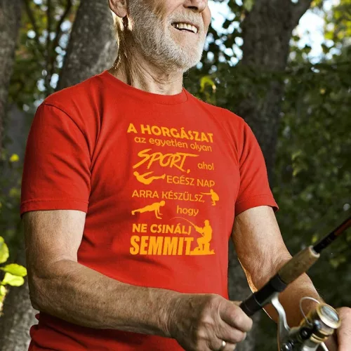 Ajándék_pecásnak_Sporthorgász_póló_