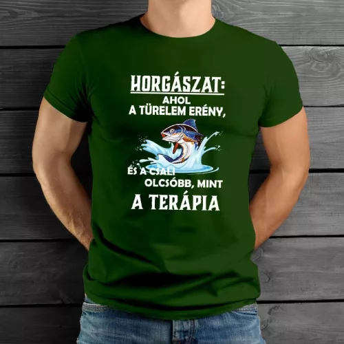 Horgász_meglepetés_A_türelem_erény_póló_