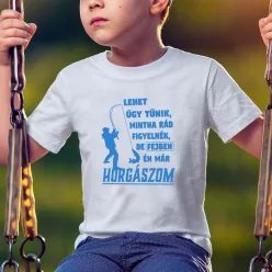 Vicces_gyerek_póló_Én_már_horgászom_