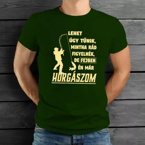 Vicces_póló_Én_már_horgászom_