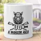 Vadászok_ásza_bögre_Életkoros_ajándék_