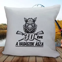 Vadászok_ásza_párna_Életkoros_ajándék_