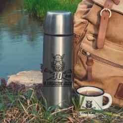 Vadászok_ásza_termosz_Életkoros_ajándék_