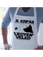 Kapás legyen veled kötény_Horgász ajándék_