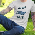 Humoros_horgász_ajándék_Szarok_rája_póló_