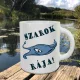 Humoros_horgász_ajándék_Szarok_rája_bögre_