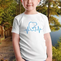 Halas_ajándék_EKG_gyerek_póló_
