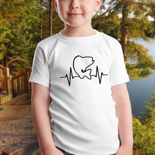 Halas_ajándék_EKG_gyerek_póló_