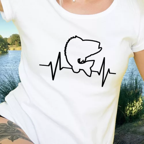 Halas_ajándék_EKG_női_póló_