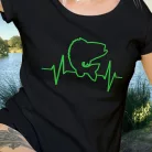 Halas_ajándék_EKG_női_póló_