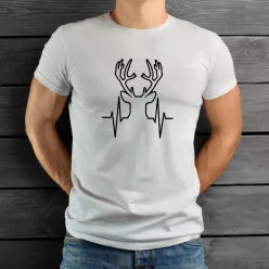 Szarvasos_ajándék_EKG_póló_