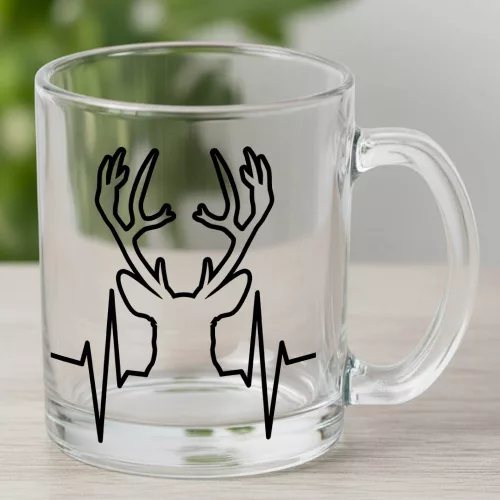 Szarvasos_ajándék_EKG_bögre_
