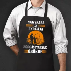 Horgásztársnak_kötény_Nagypapa_és_unokája_