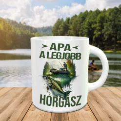 Bögre_szülőknek_Apa_a_legjobb_horgász_