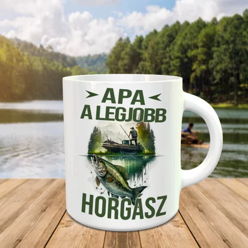 Bögre_szülőknek_Apa_a_legjobb_horgász_